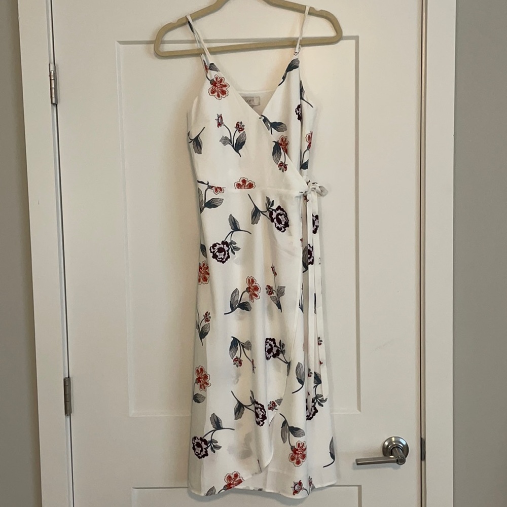 Loft Wrap Midi Dress